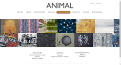 Desktop Screenshot of galeriaanimal.cl